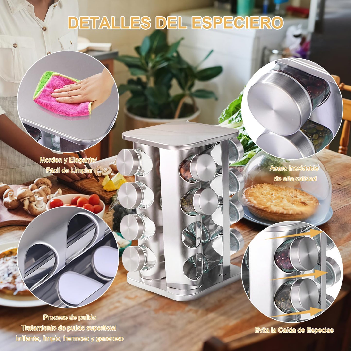 ORGANIZADOR DE ESPECIAS GIRATORIO